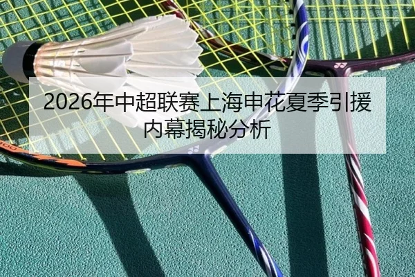 2026年中超联赛上海申花夏季引援内幕揭秘分析